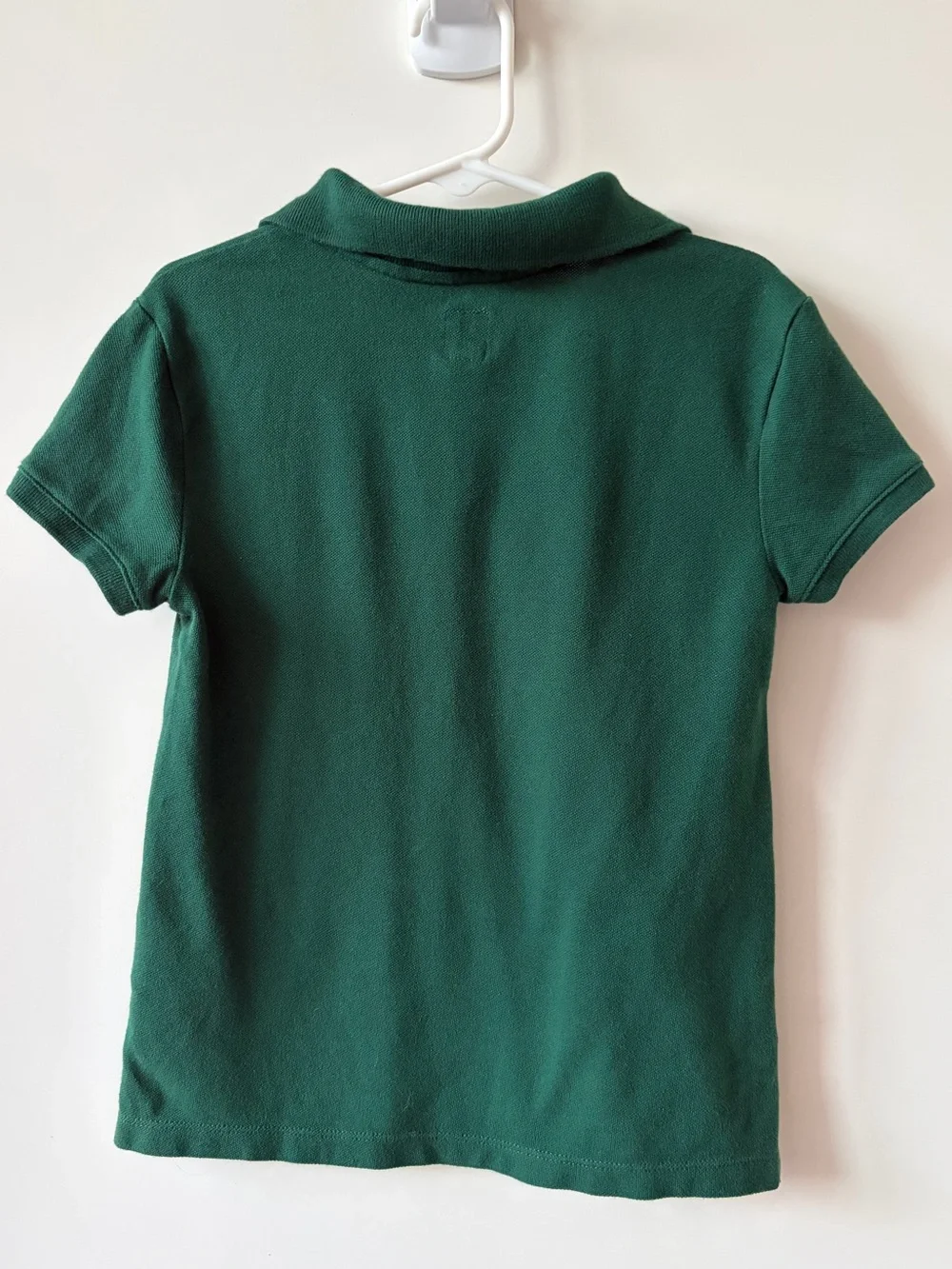 2pc Bundle GAP Kids Dark Green Polo School Uniform Shirts size S 6-7 shortsleeve